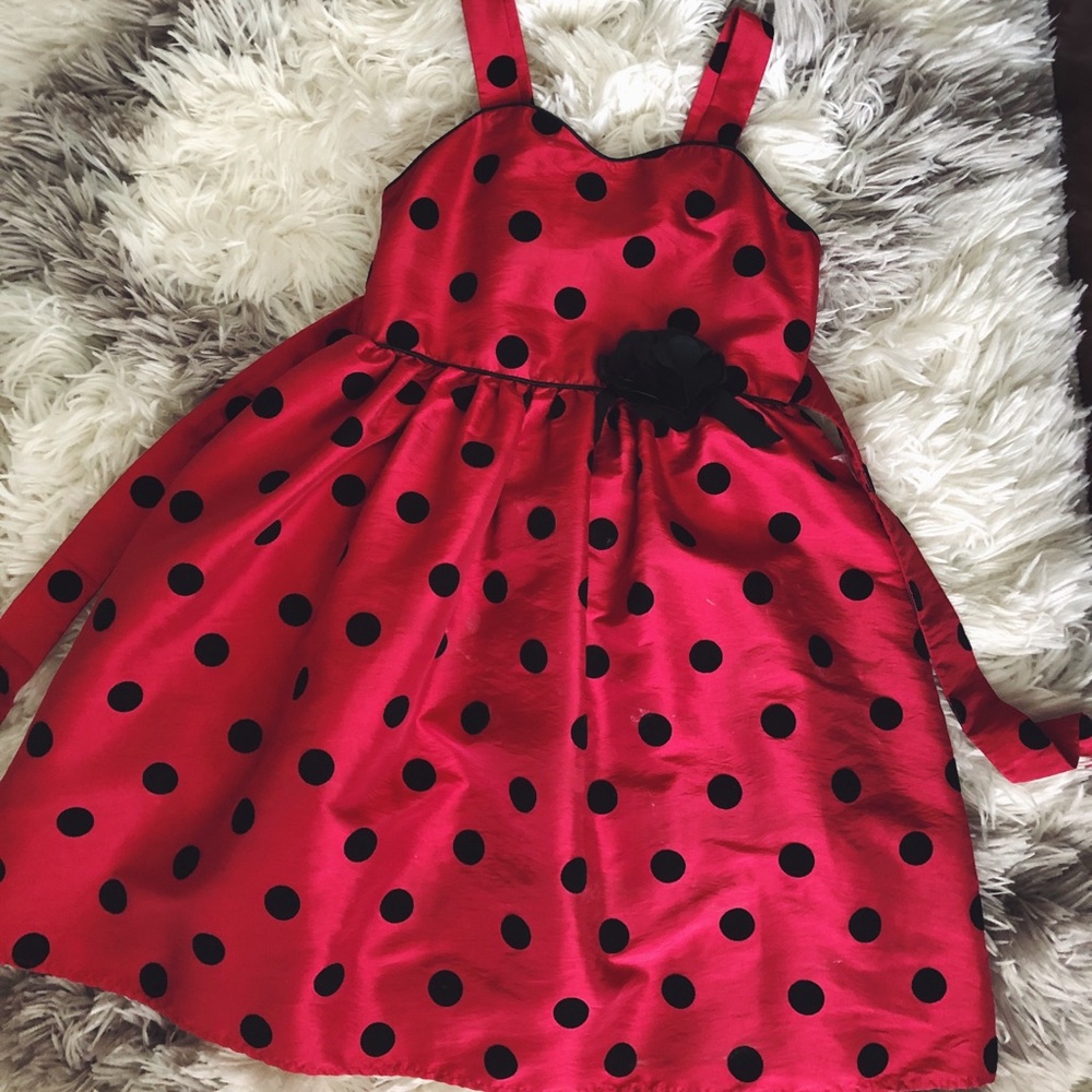 Red and Black Summer Dress